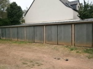 Batterie de garages sur Angers